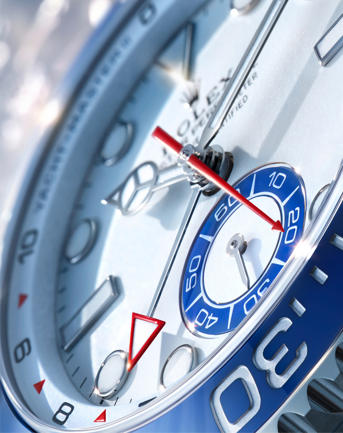 Yacht-Master II dial and graduated flange