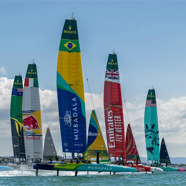 Rolex SailGP Championship fleet - Royal de Versailles